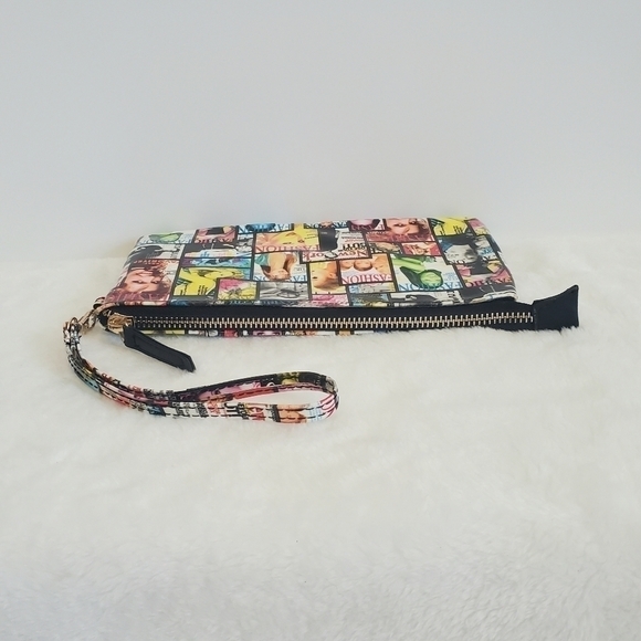 FASHION Magazine Print Style Clutch Wallet Wristlet Purse - Picture 9 of 15